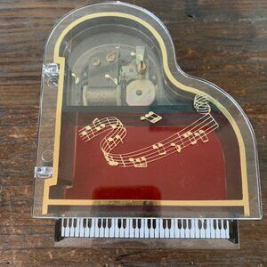 See-Thru Jewelry Grand Piano Music Box